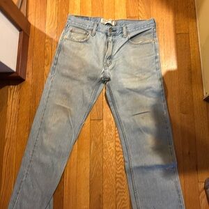 Men’s Levi’s 505 straight fit light blue jeans size 32x32